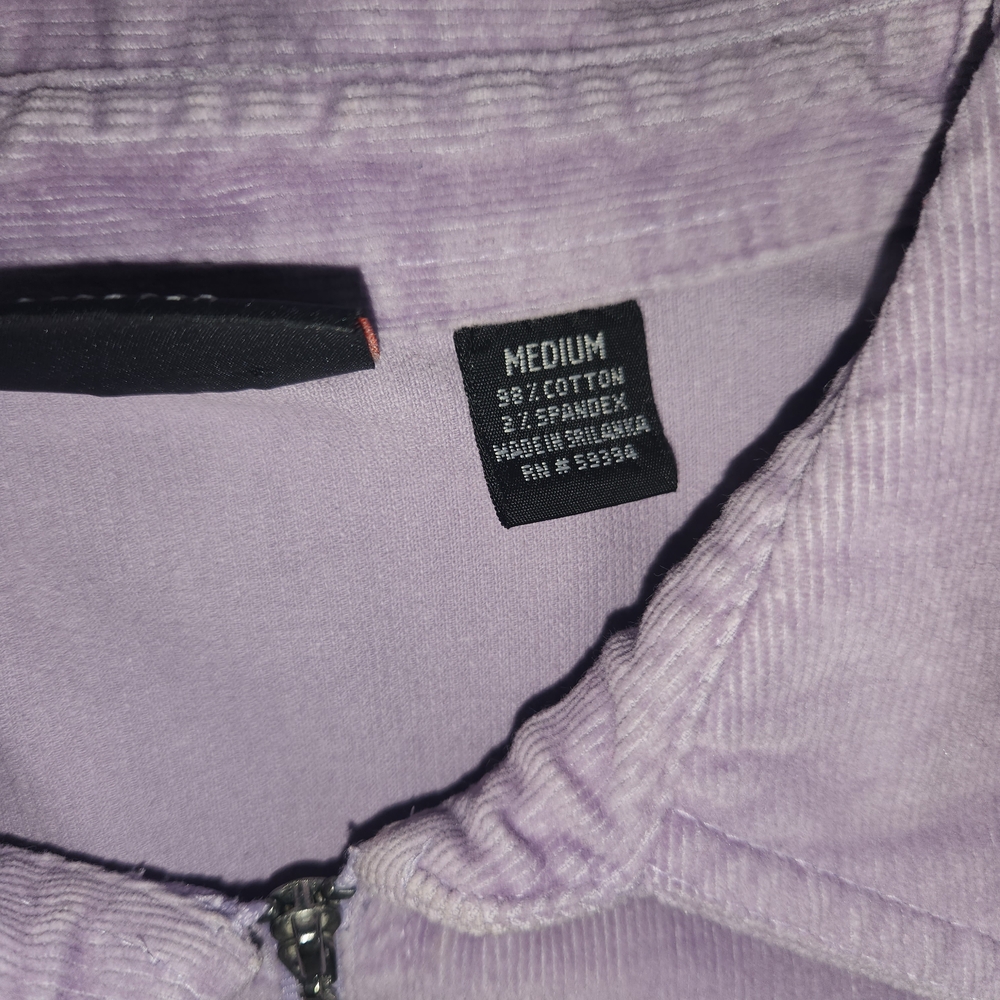 Vintage Lavender Purple Corduroy Shirt Jacket - Picture 7 of 10